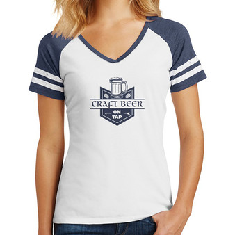 District ® Ladies' Game V-Neck Tee