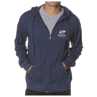 Independent Trading Company Men's Lightweight Jersey Zip Hood