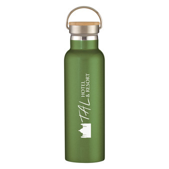 21 Oz. Liberty Stainless Steel Bottle With Bamboo Lid