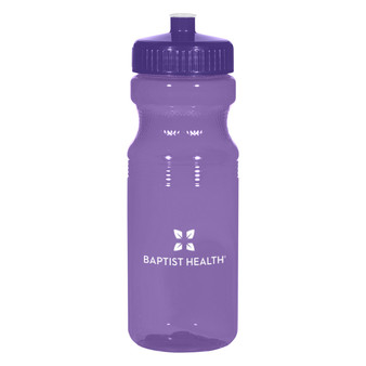 Custom Water Bottles - 20 oz. Plastic Sports and Bike Bottle - Qty: 12