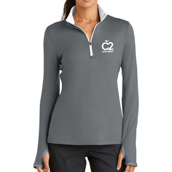 Nike Ladies Dri-FIT Stretch 1/2-Zip Cover-Up