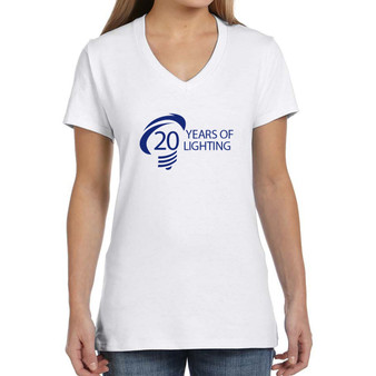 Hanes ® Ladies' Nano-T ® Cotton V-Neck T-Shirt