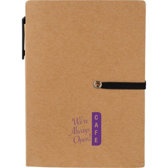 4" x 5.5" Stretch Notebook with Pen