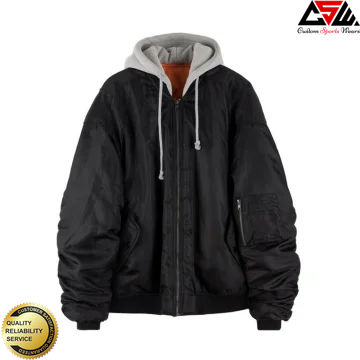 Hoded Bomber Jacket