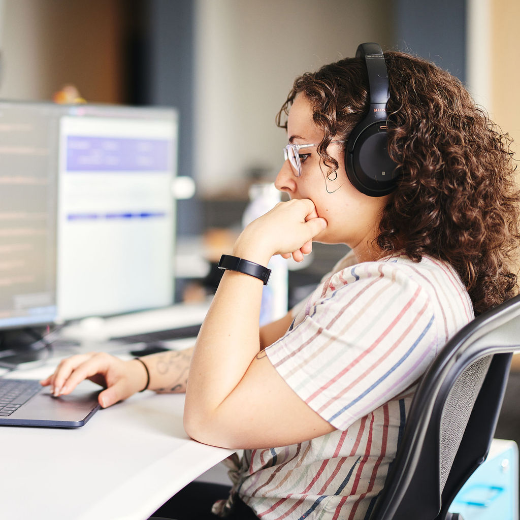 Marisa works on a React frontend application.