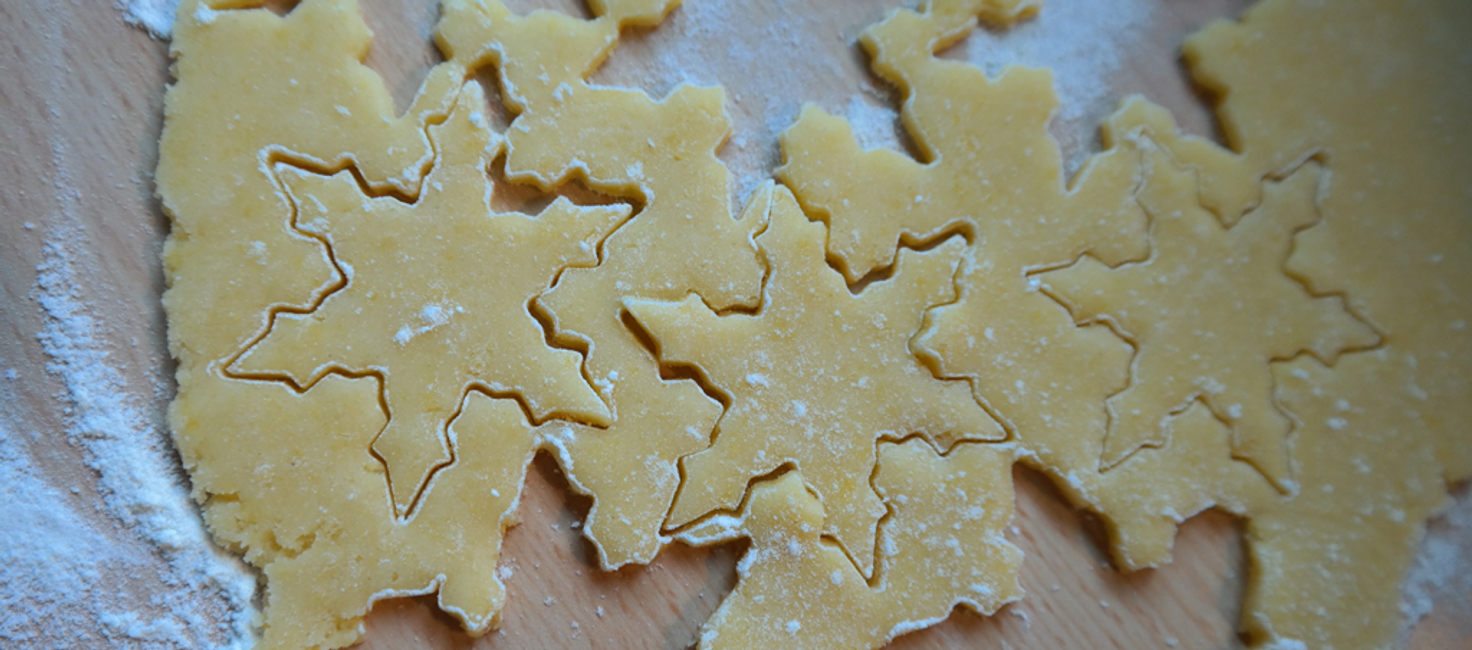 Custom software development symbolized by unique leaf cookie cutter