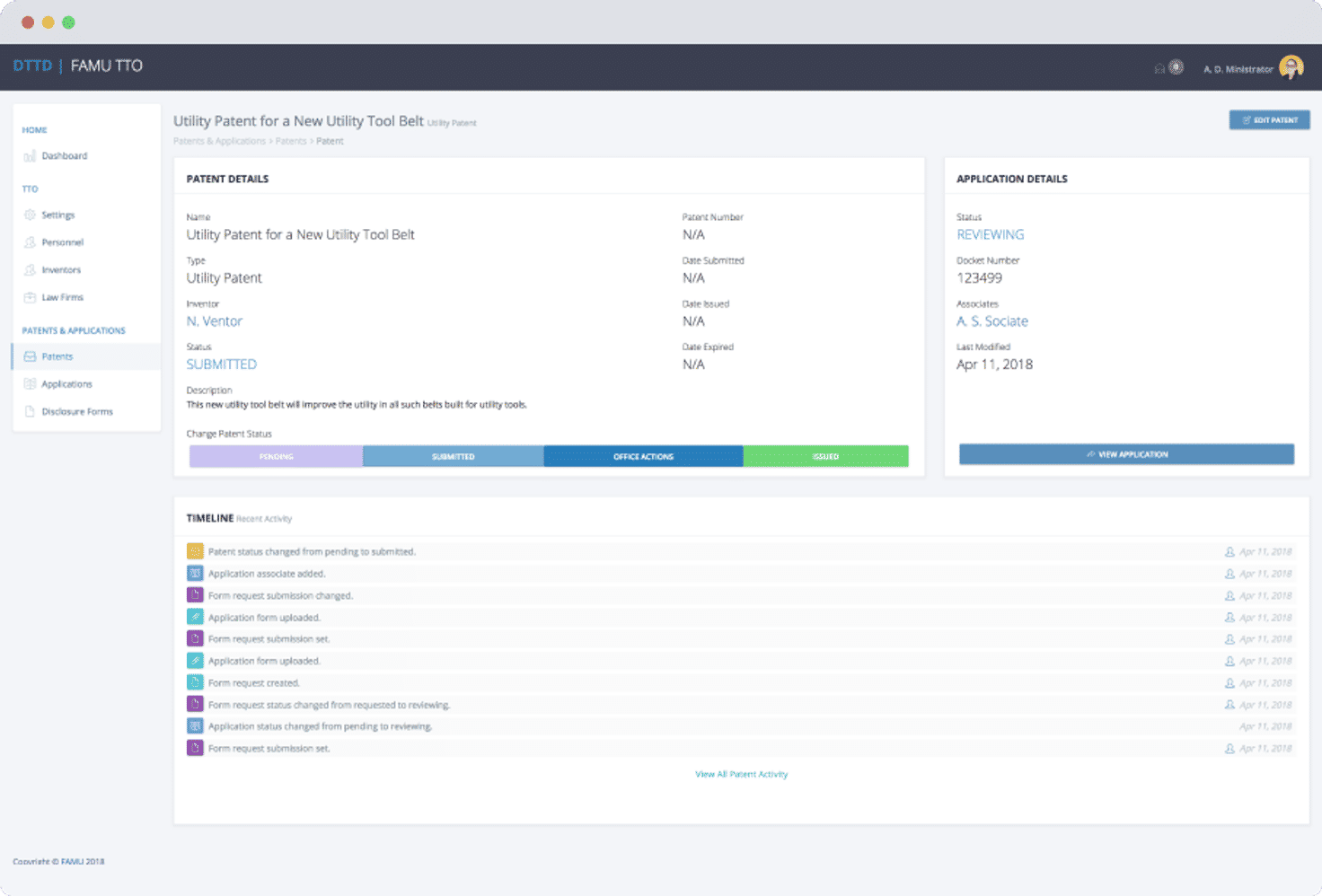 Custom Software Development FAMU Tech Transfer When the Florida Agriculture and Mechanical University needed a software partner to develop their patented technology transfer solution, they knew they required a firm with unique talents.