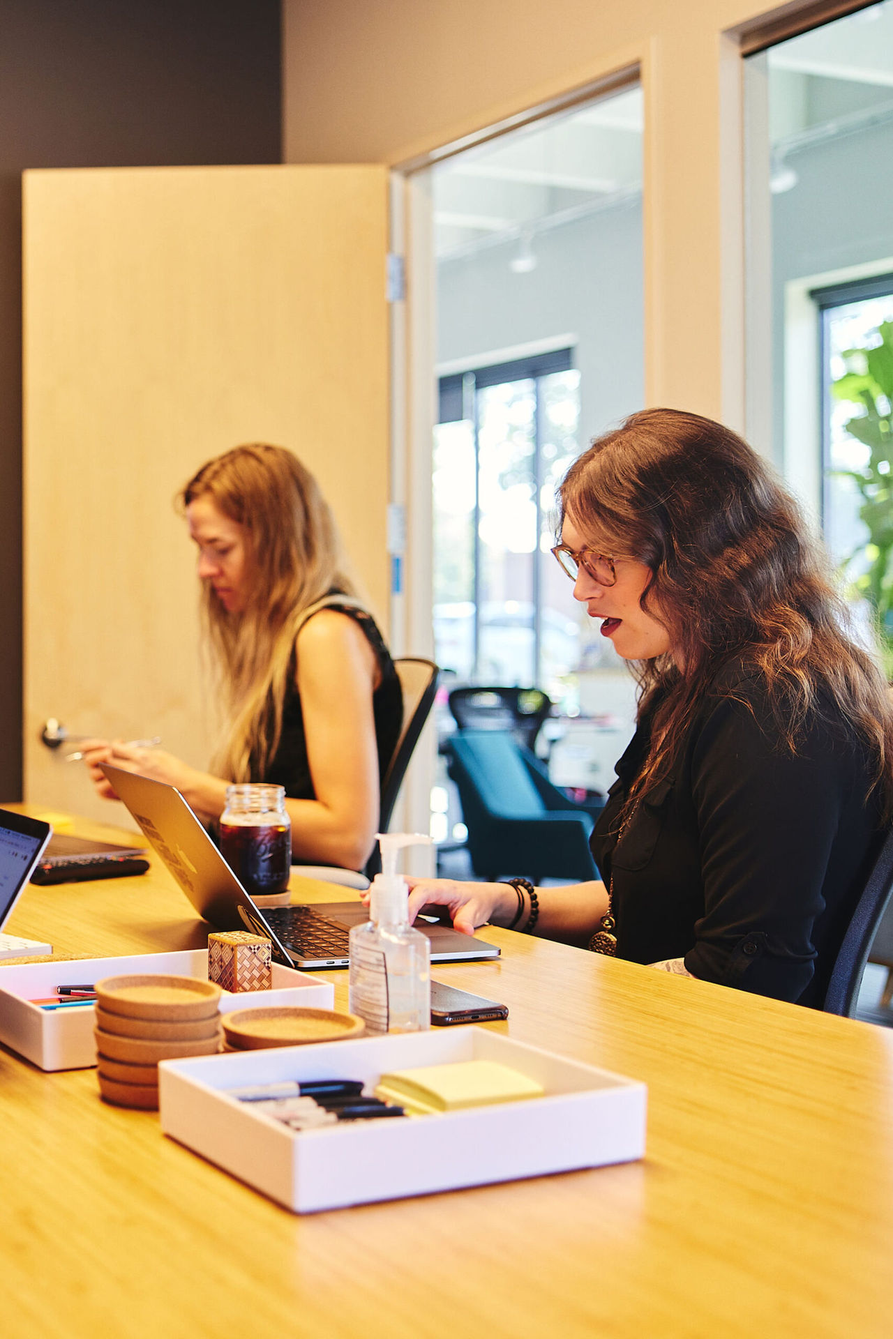 Emily and Sara go through a sprint planning for a new project including Android app development.