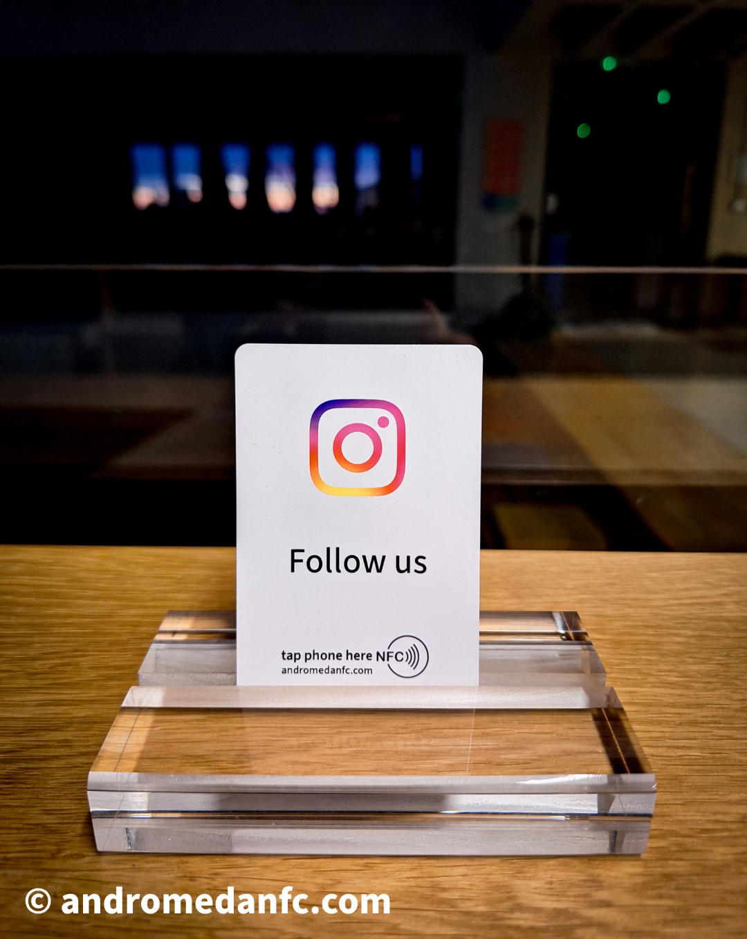 Instagram Zaprati NFC Kartica