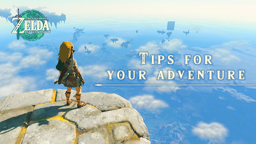 Promoting news about zelda tears of the kingdom with game