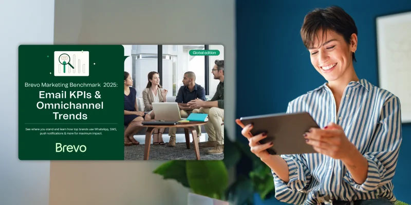 Industry benchmark report with charts and