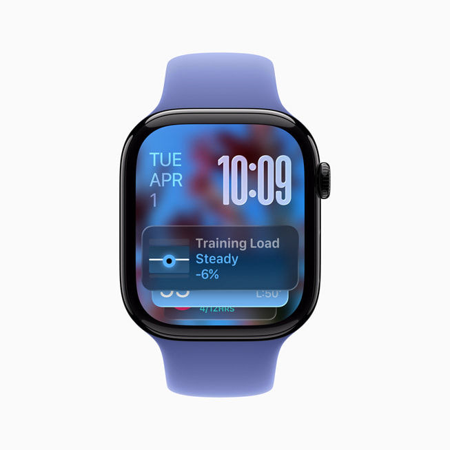 Watchos 26 smart stack feature showing personalized watch face