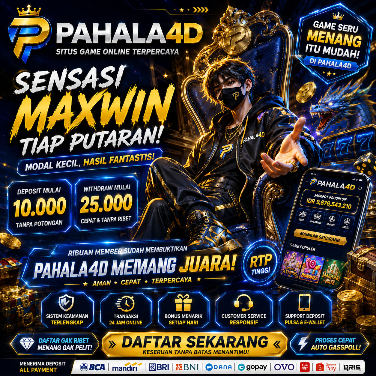 PAHALA4D >> Game Online Dengan Pengalaman Bermain Lebih Seru
