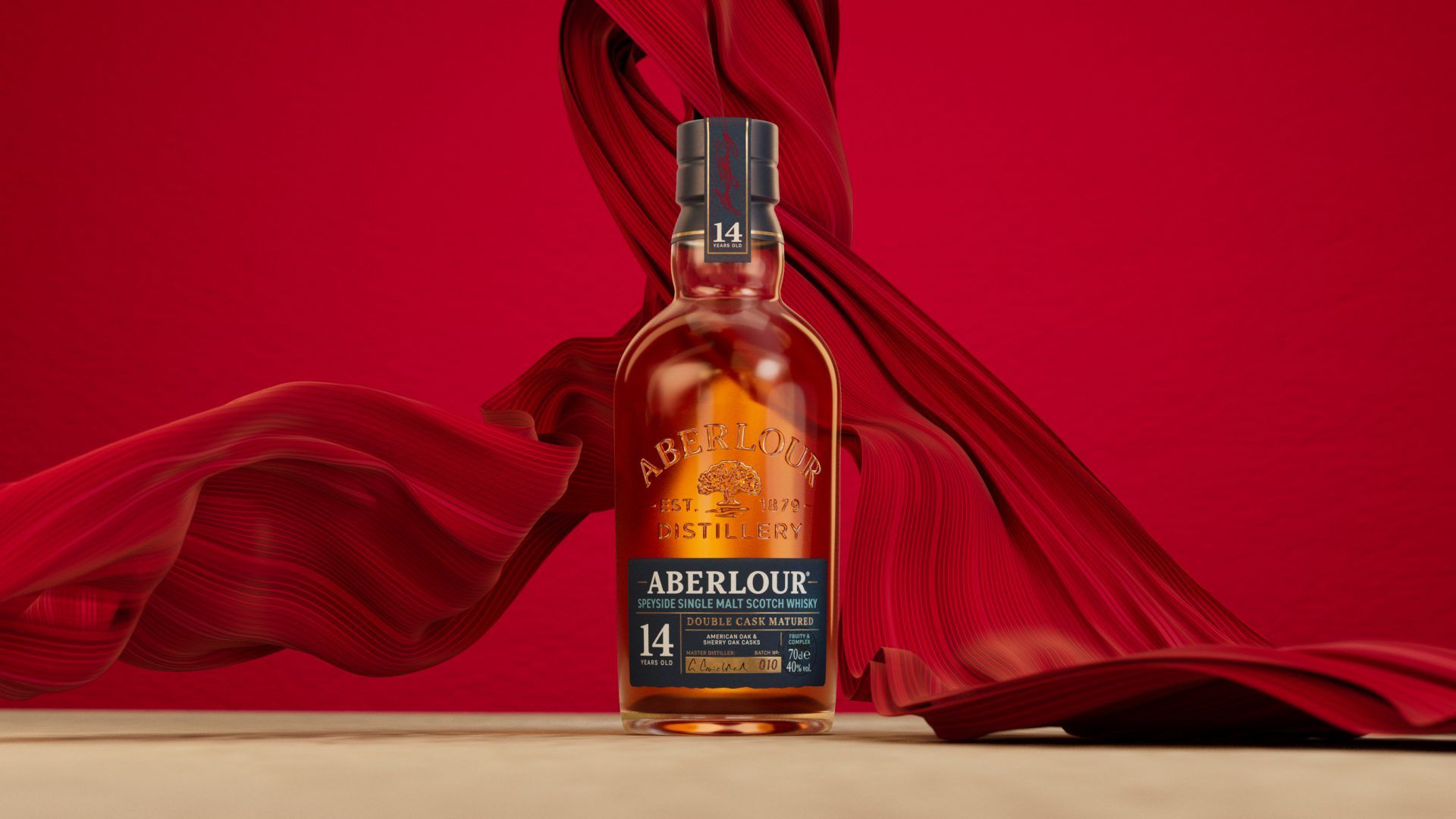 14 Year Old Double Cask Scotch Whisky Engraved - Aberlour