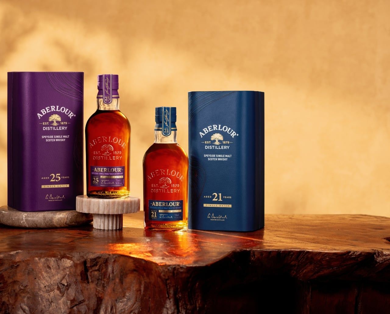 Aberlour 21 & 25 Yr Moodshot