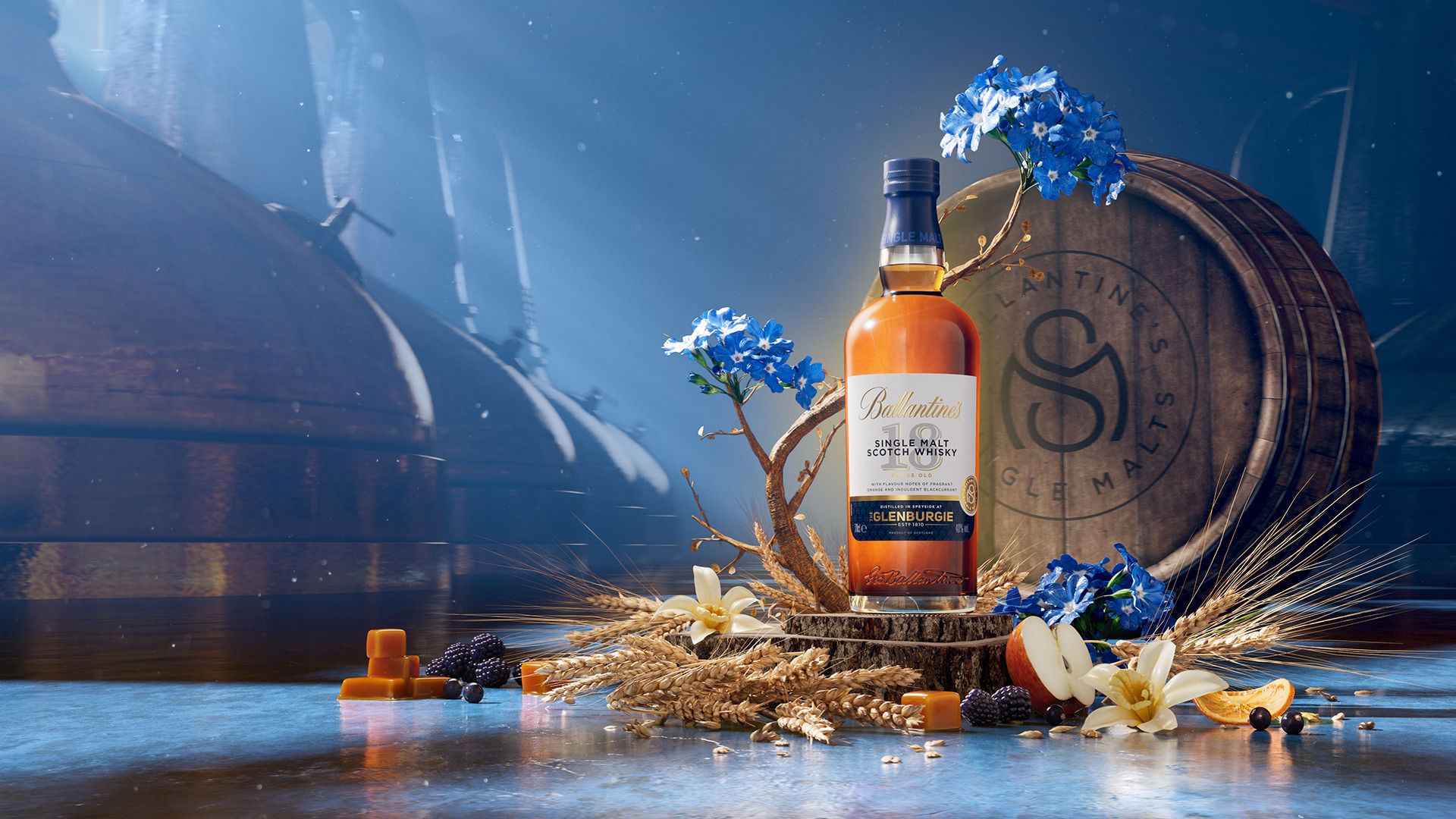 Ballantine’s The Glenburgie18年 40% Glenburgie 18 Year Old Single Malt Scotch Whisky - Ballantine's