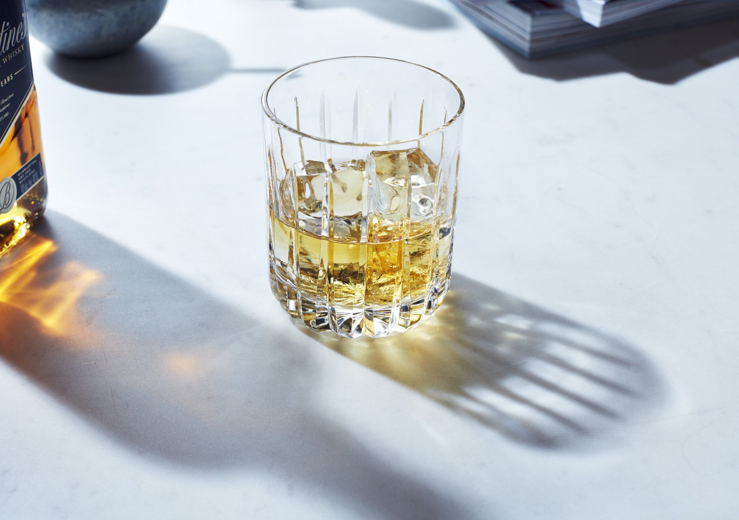 ballantines on the rocks