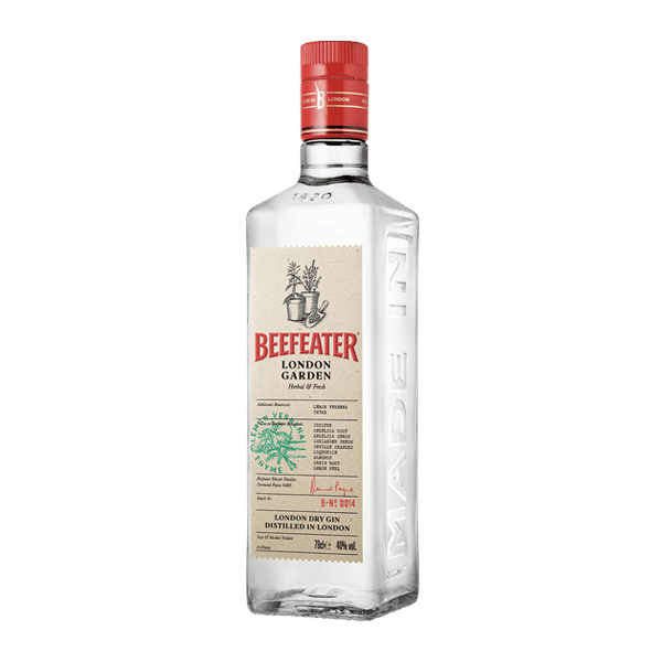 Beefeater London Garden Gin Bottle Side View