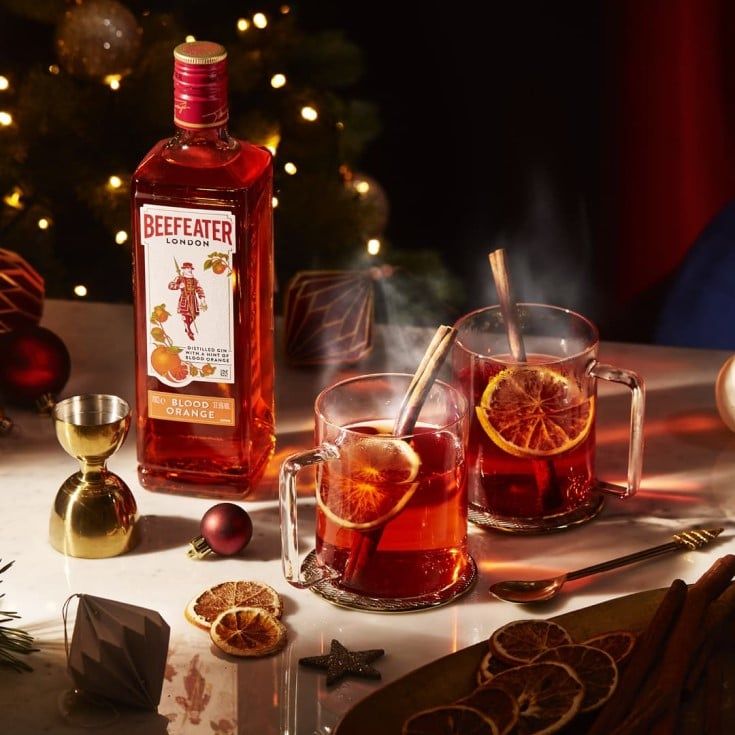 Blood Orange Hot Negroni cocktail recipe - Beefeater Gin