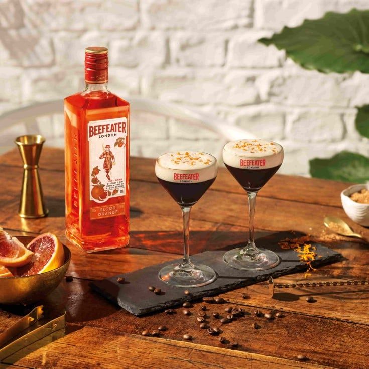 beefeater blood orange london coffee cocktail