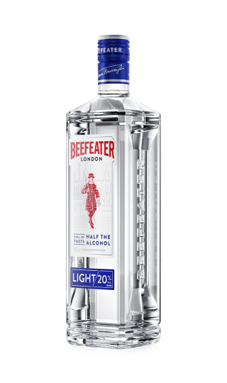 beefeater light packshot right angled 70cl aspect ratio 320 540