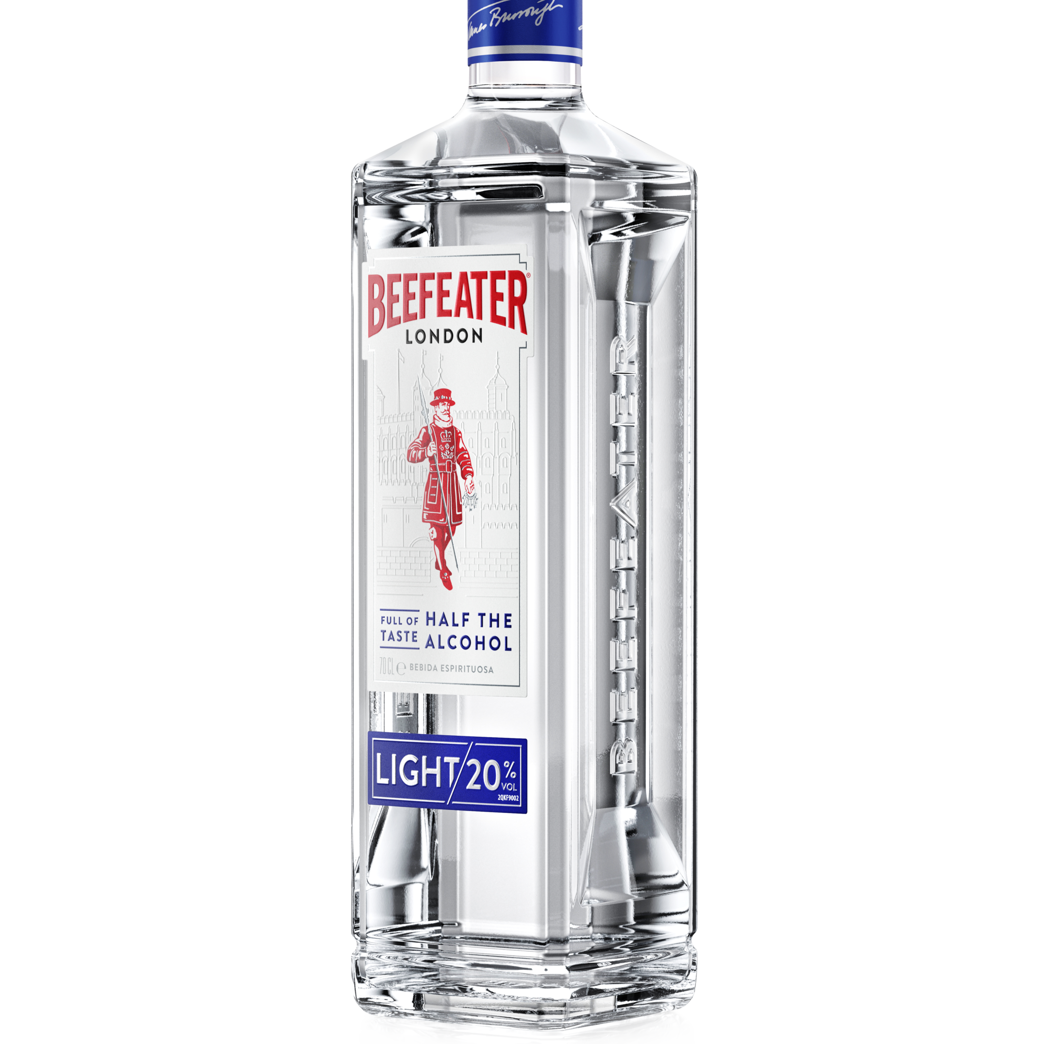 beefeater light packshot right angled 70cl aspect ratio 735 732