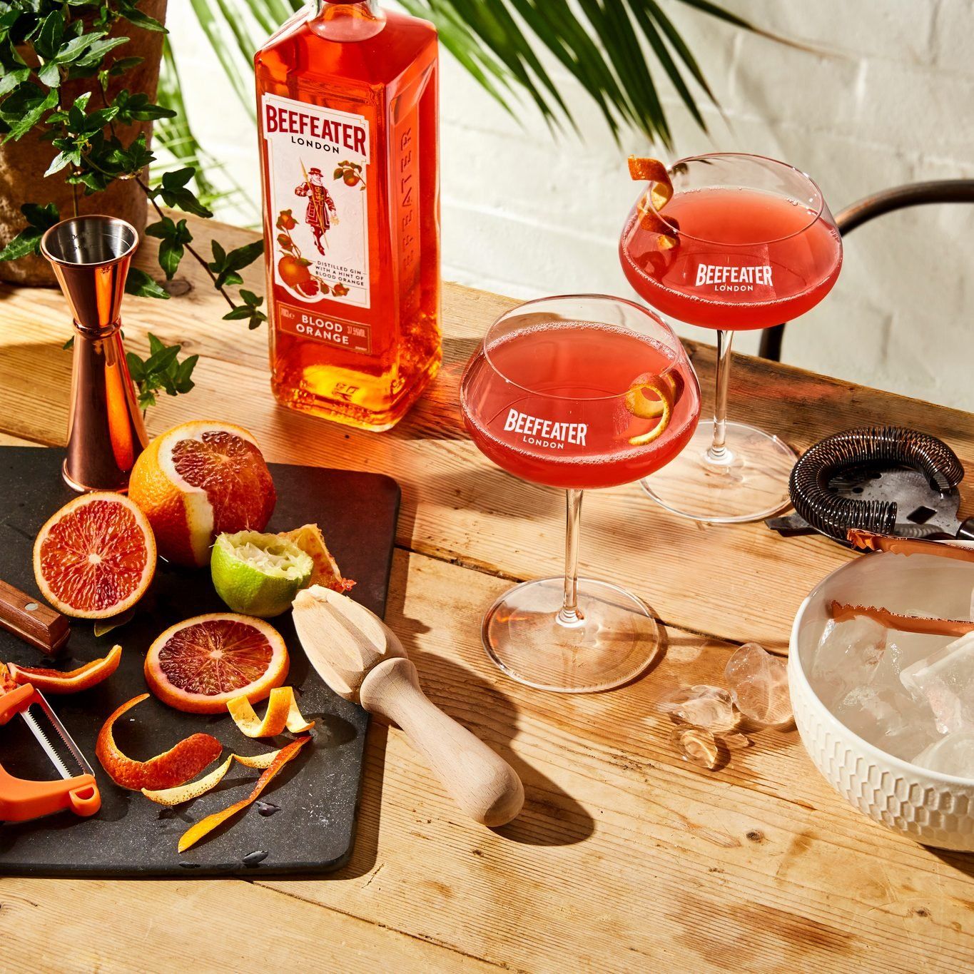 blood orange metropolitan cocktail