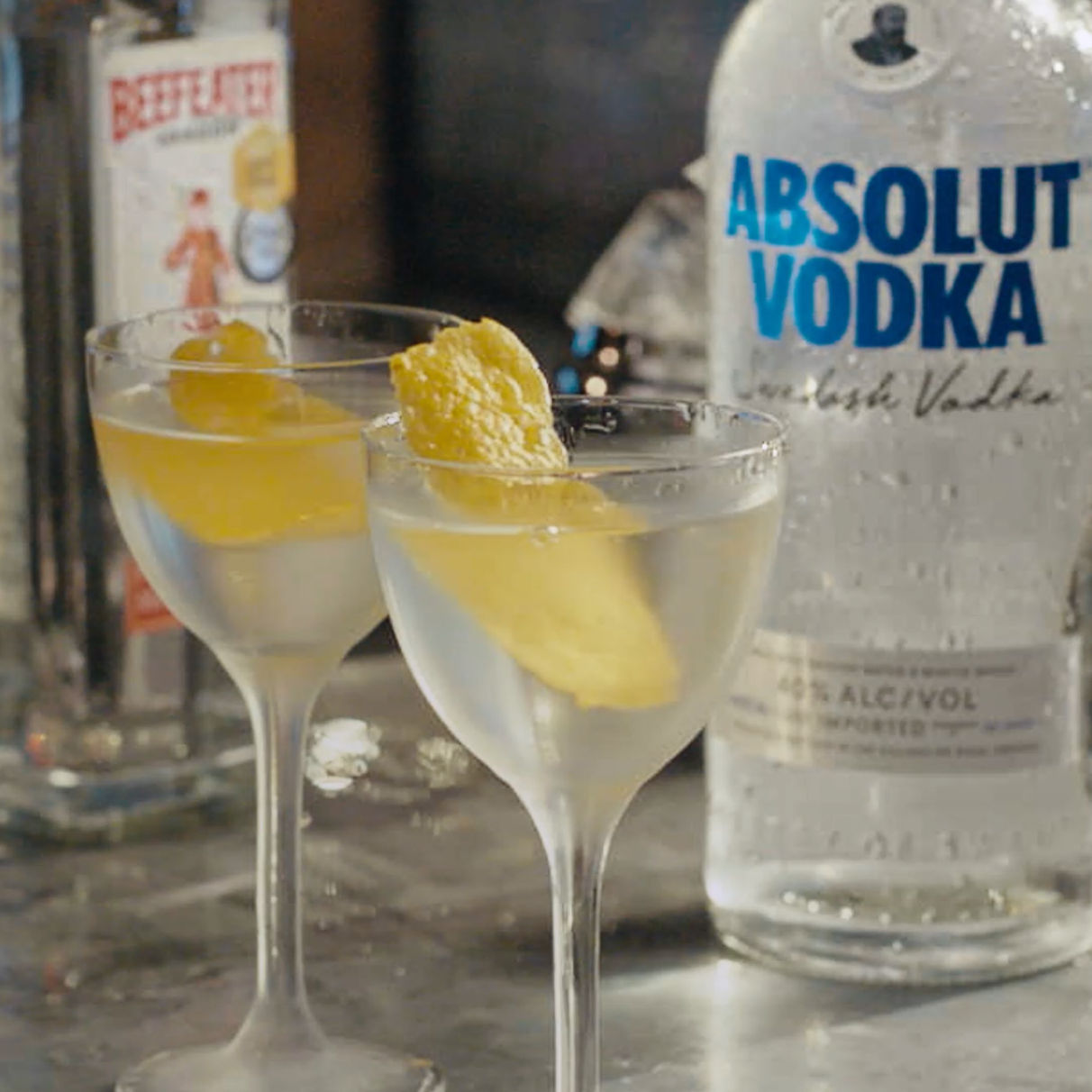 Vesper Martini Cocktail Recipe - Beefeater Gin
