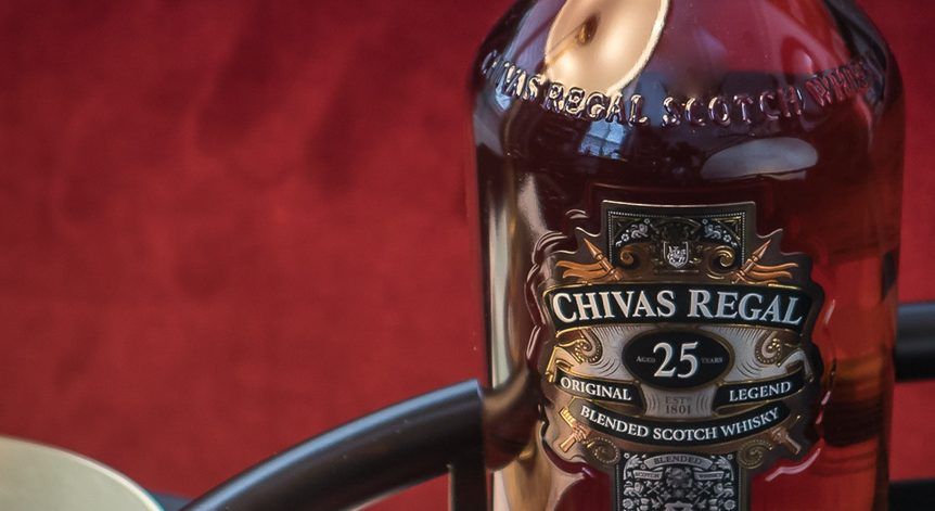 chivas 25 velvet bottle