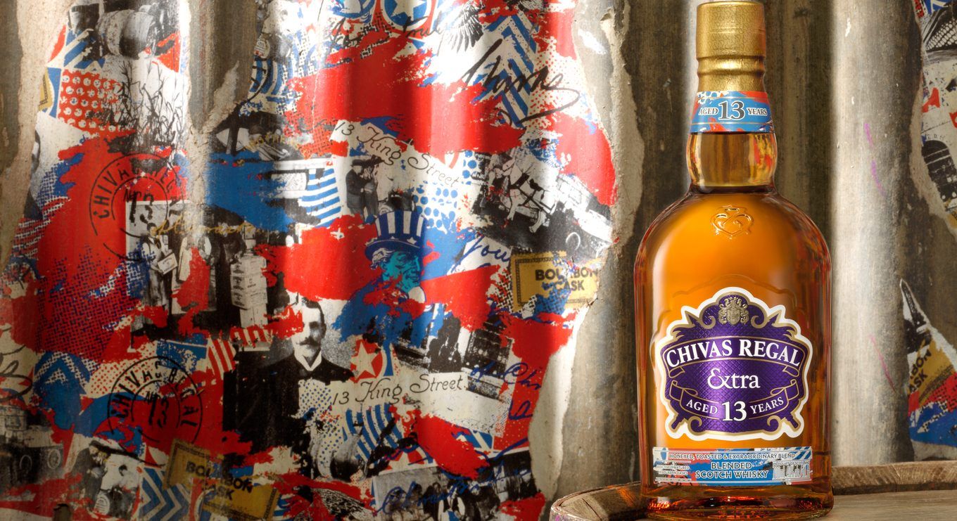 chivas extra 13 bourbon bottle
