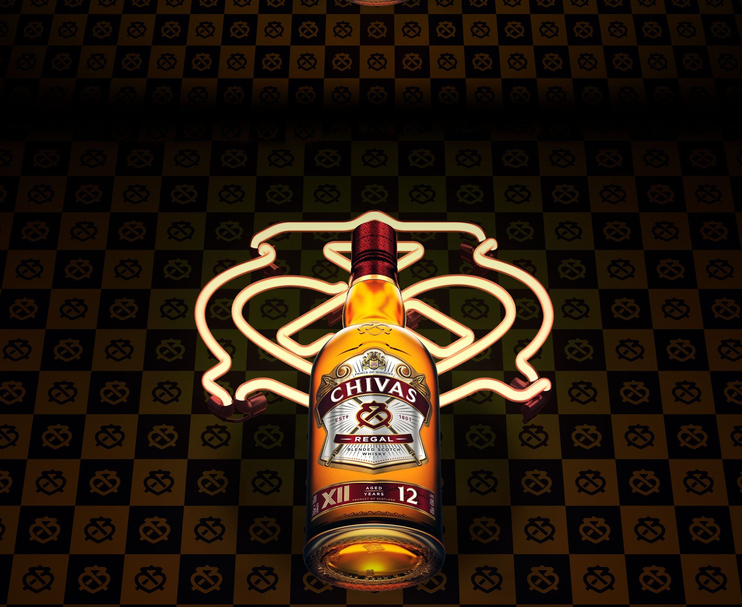 Chivas 12 Neon Luckenbooth Hero