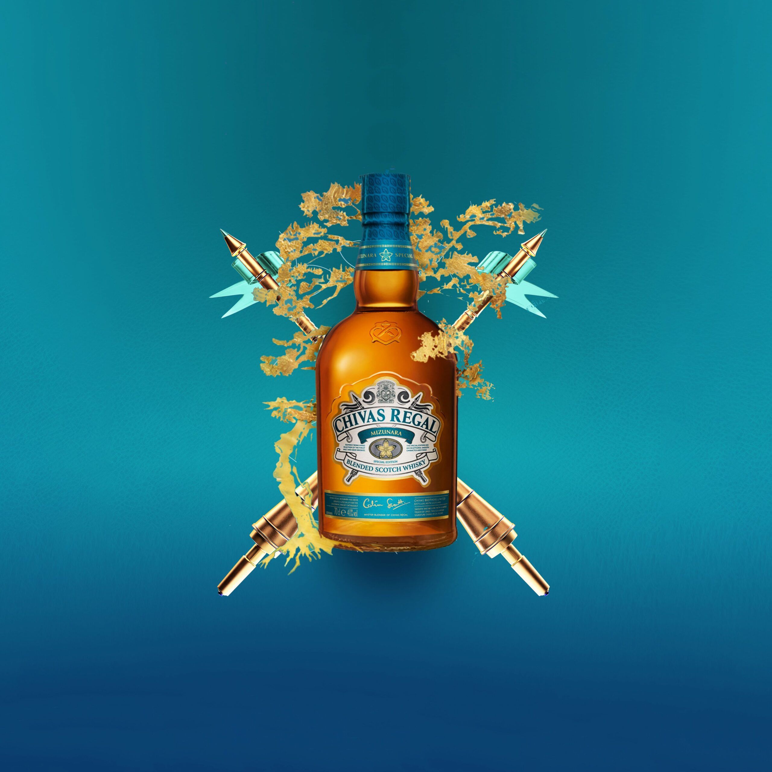 Chivas Regal Mizunara Crest Bottle