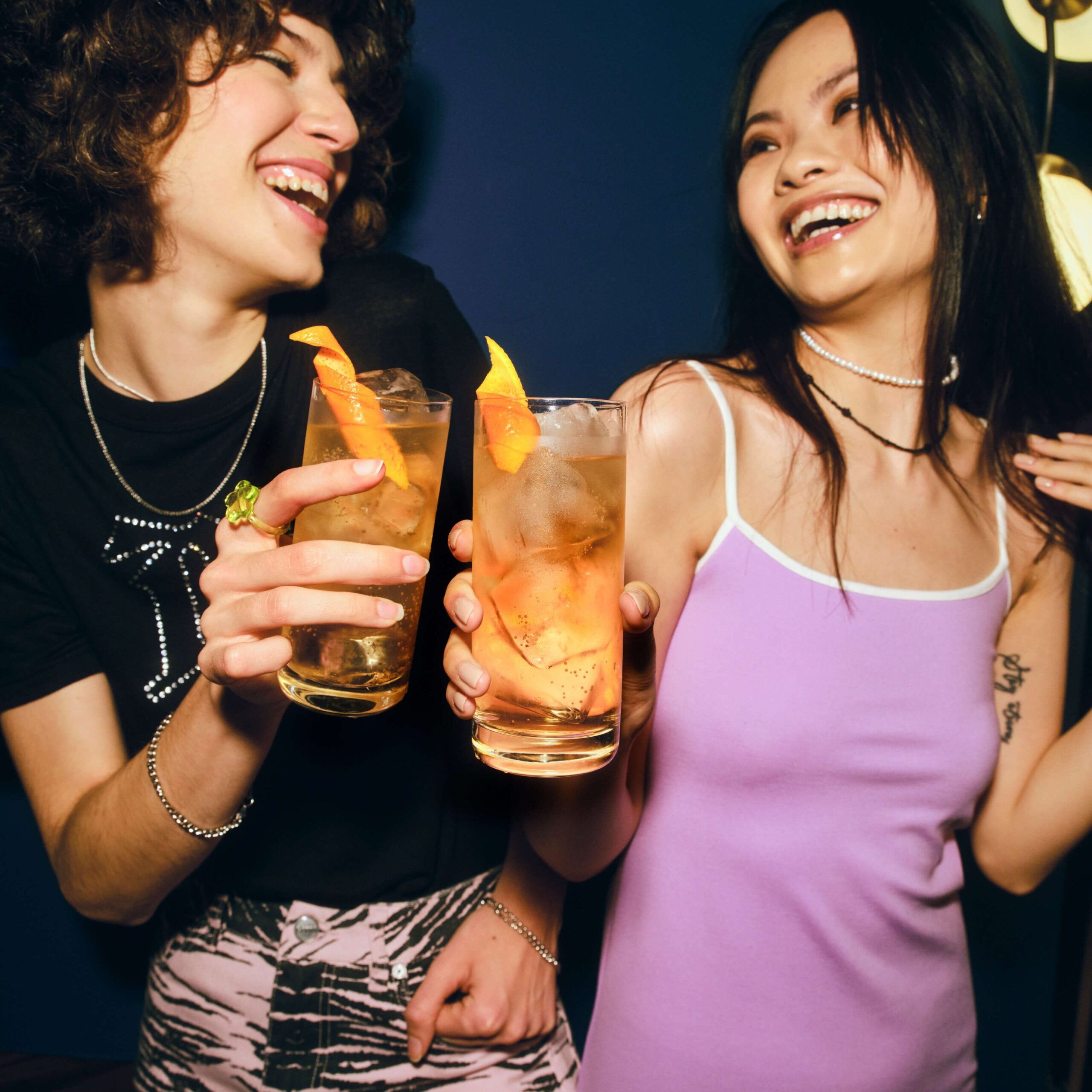 Kombucha Highball Whisky Cocktail