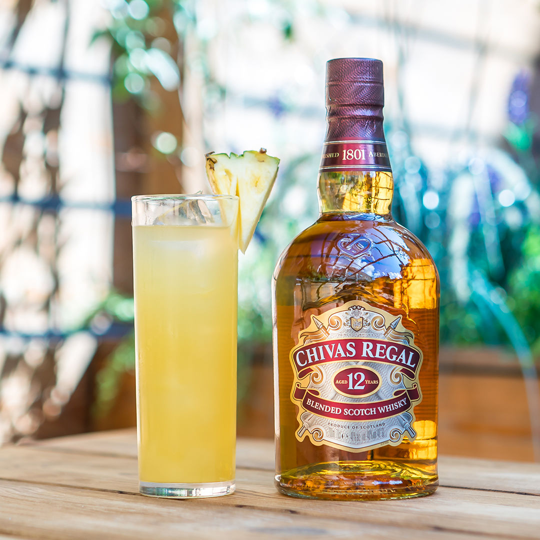 Chivas Regal Whisky Cocktail Pineapple Highball Chivas 12