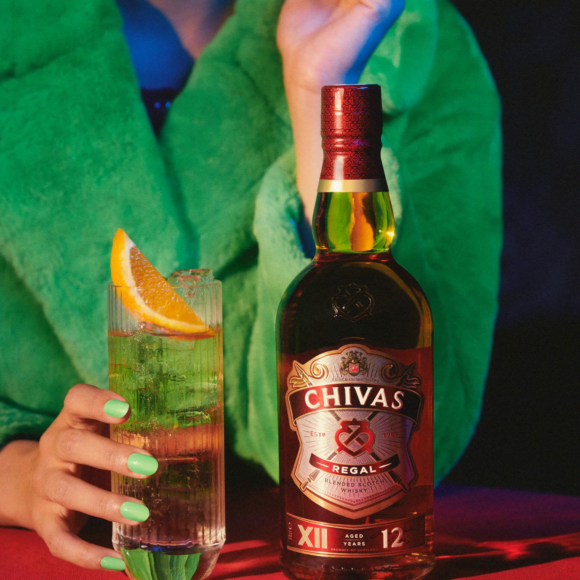 Chivas Regal Whisky Cocktail Eldeflower Highball Chivas 12
