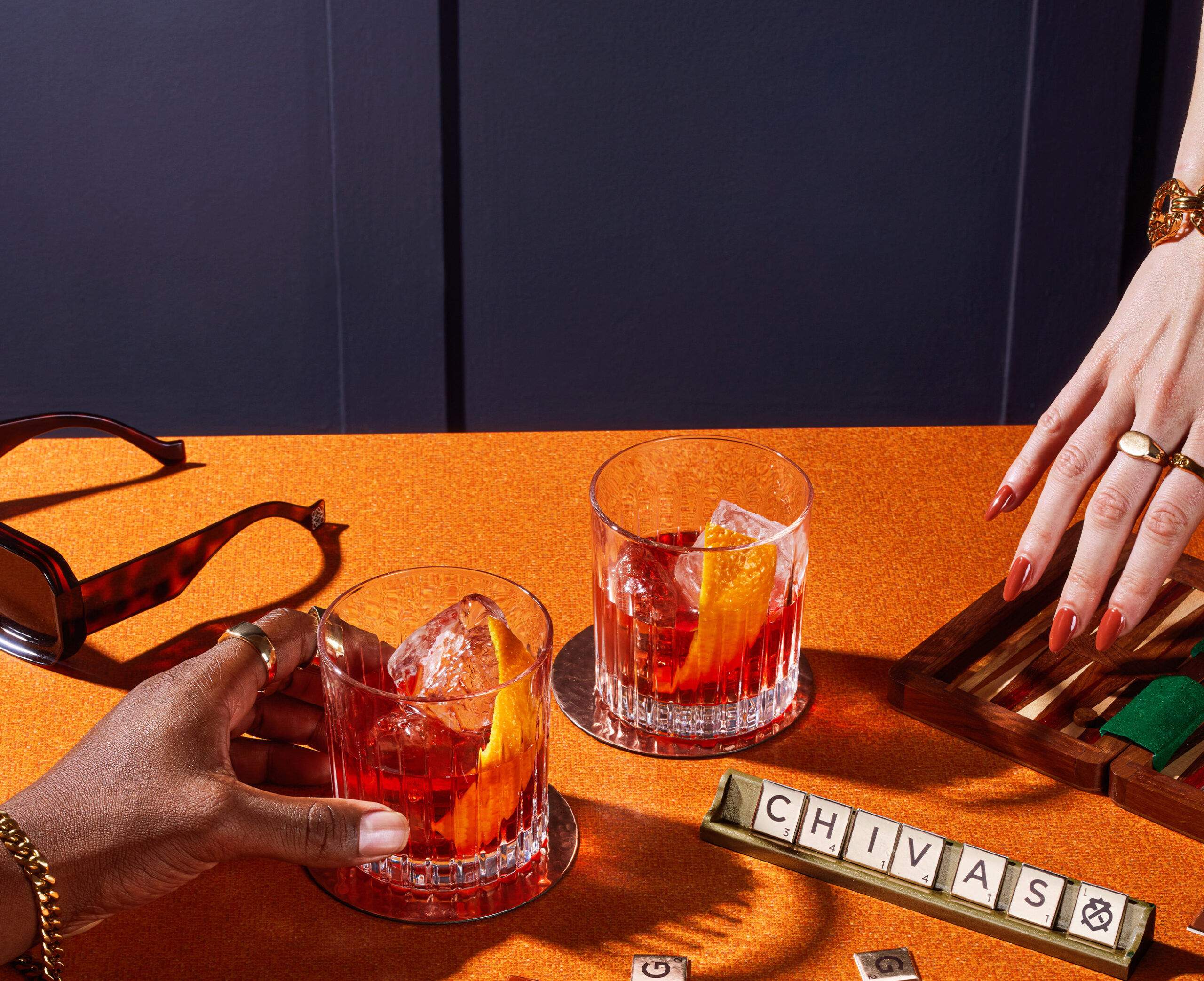 Chivas Regal Whisky Cocktail Boulevardier
