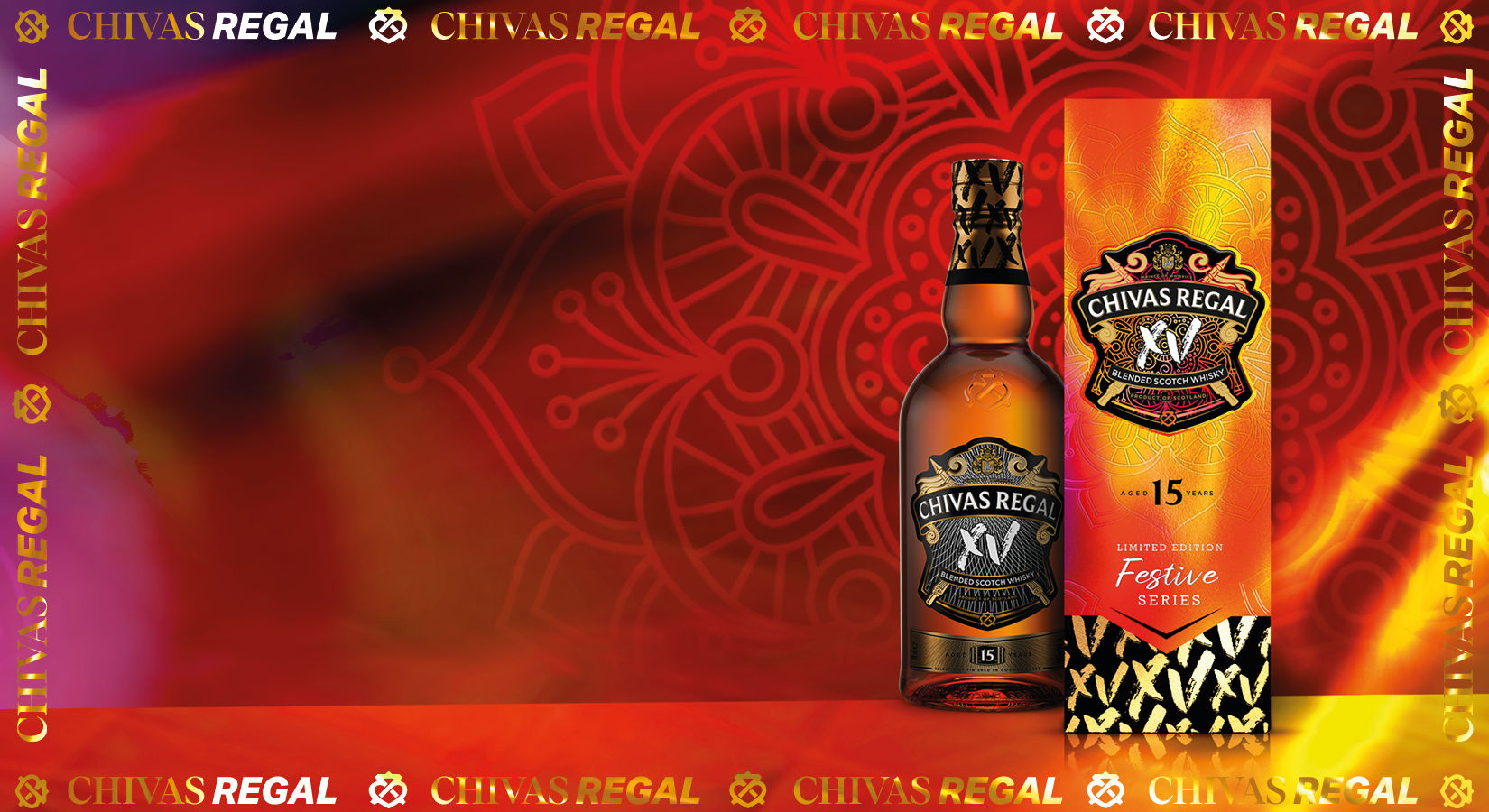 Chivas XV Blended Scotch Whisky Festive Series