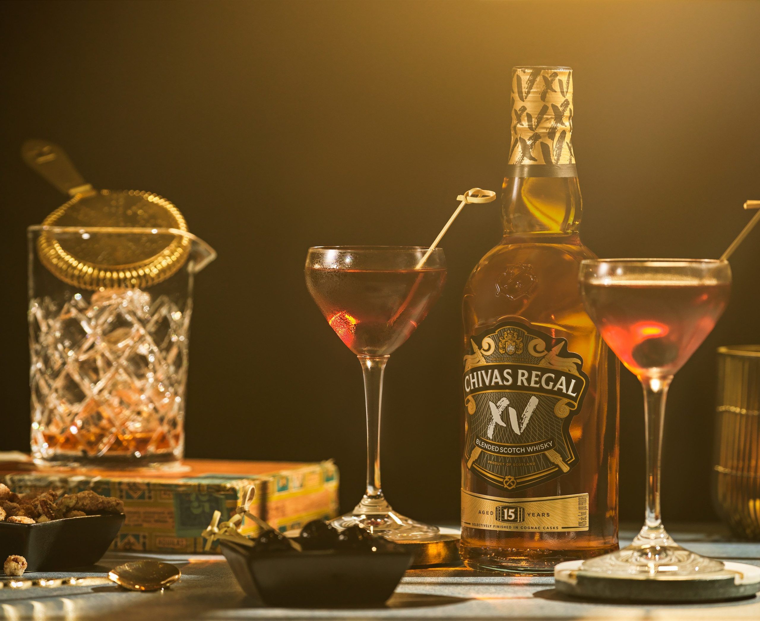 Rob Roy Cocktail with Chivas Regal XV