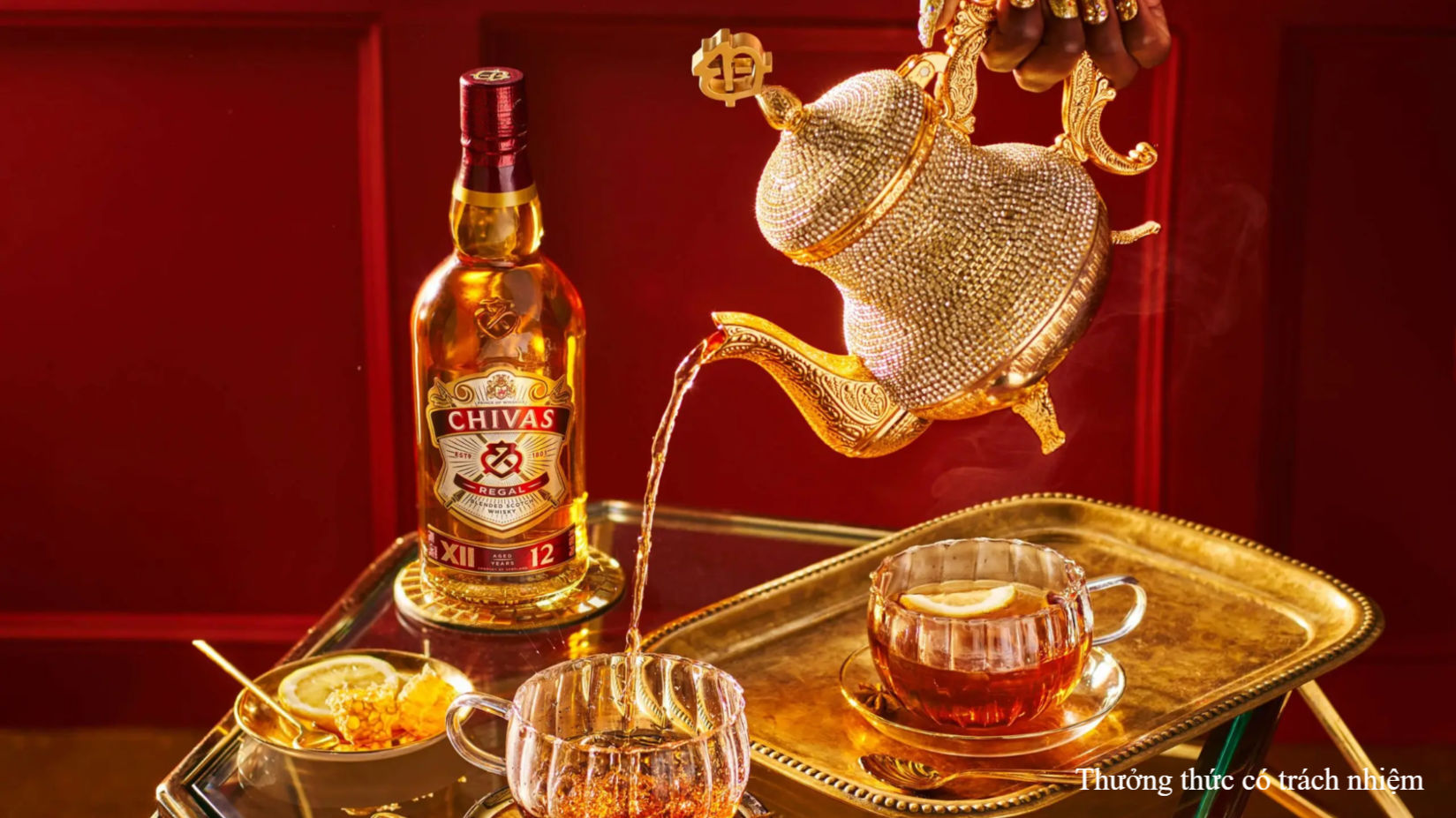 Nâu, vàng hổ phách là màu sắc đặc trưng của các dòng Whisky
