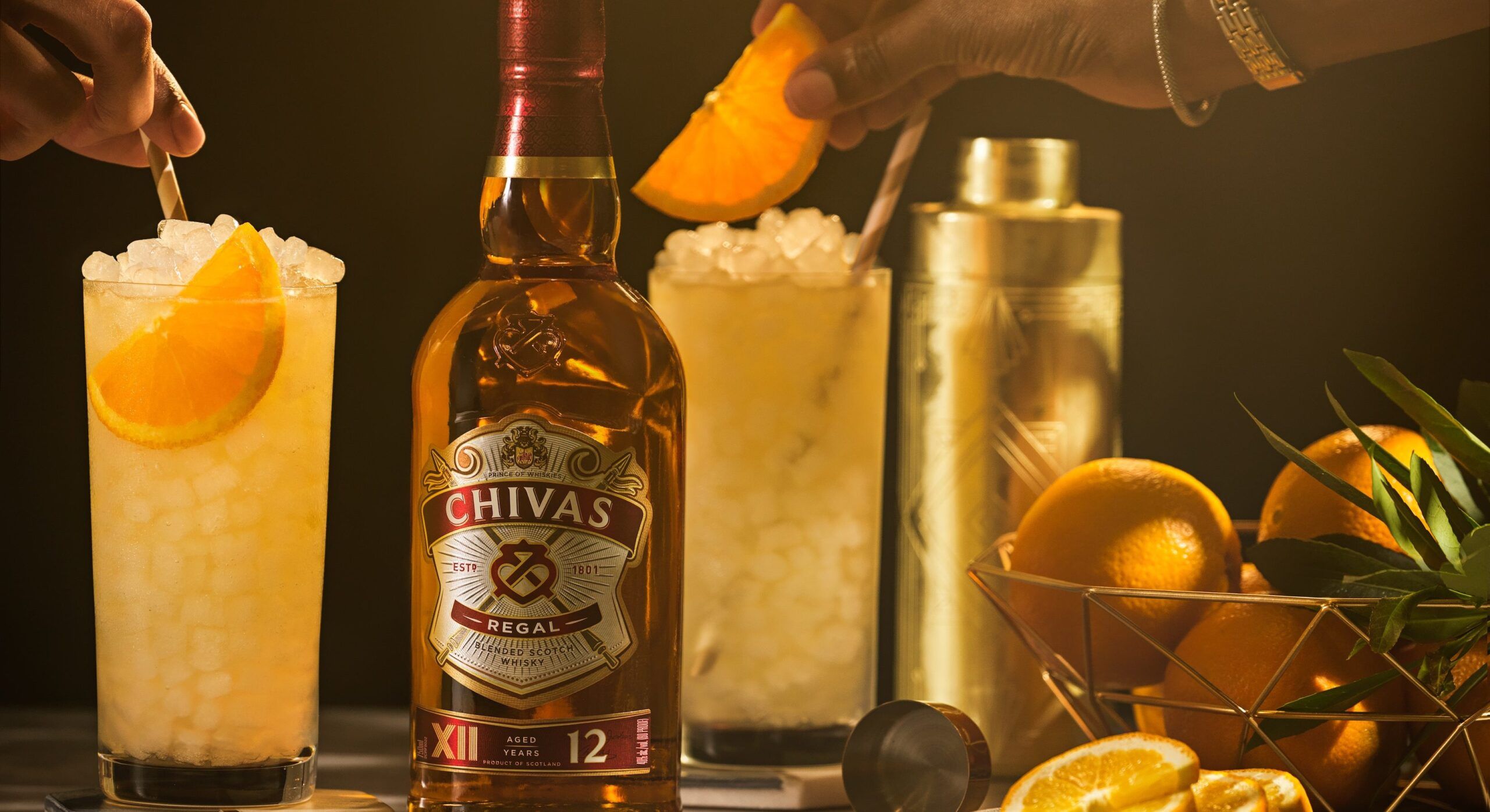 Chivas Regal Whisky Cocktail Honey Citrus Gold Rush