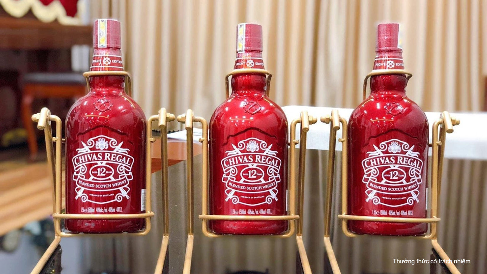 Chai 1500ml sang trọng, đẳng cấp.