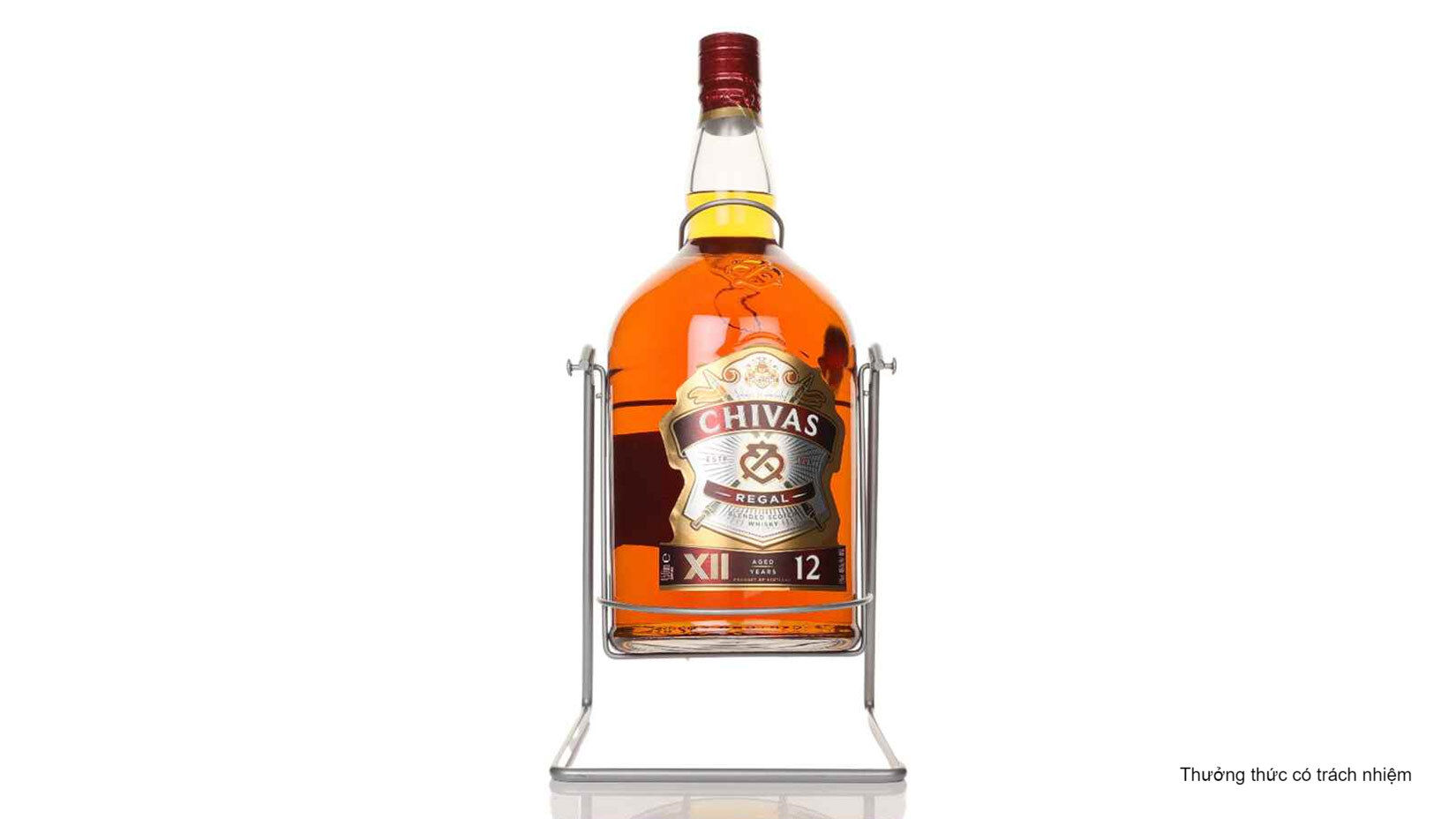 Chai Whisky 3000ml phù hợp với những người thường xuyên sử dụng.