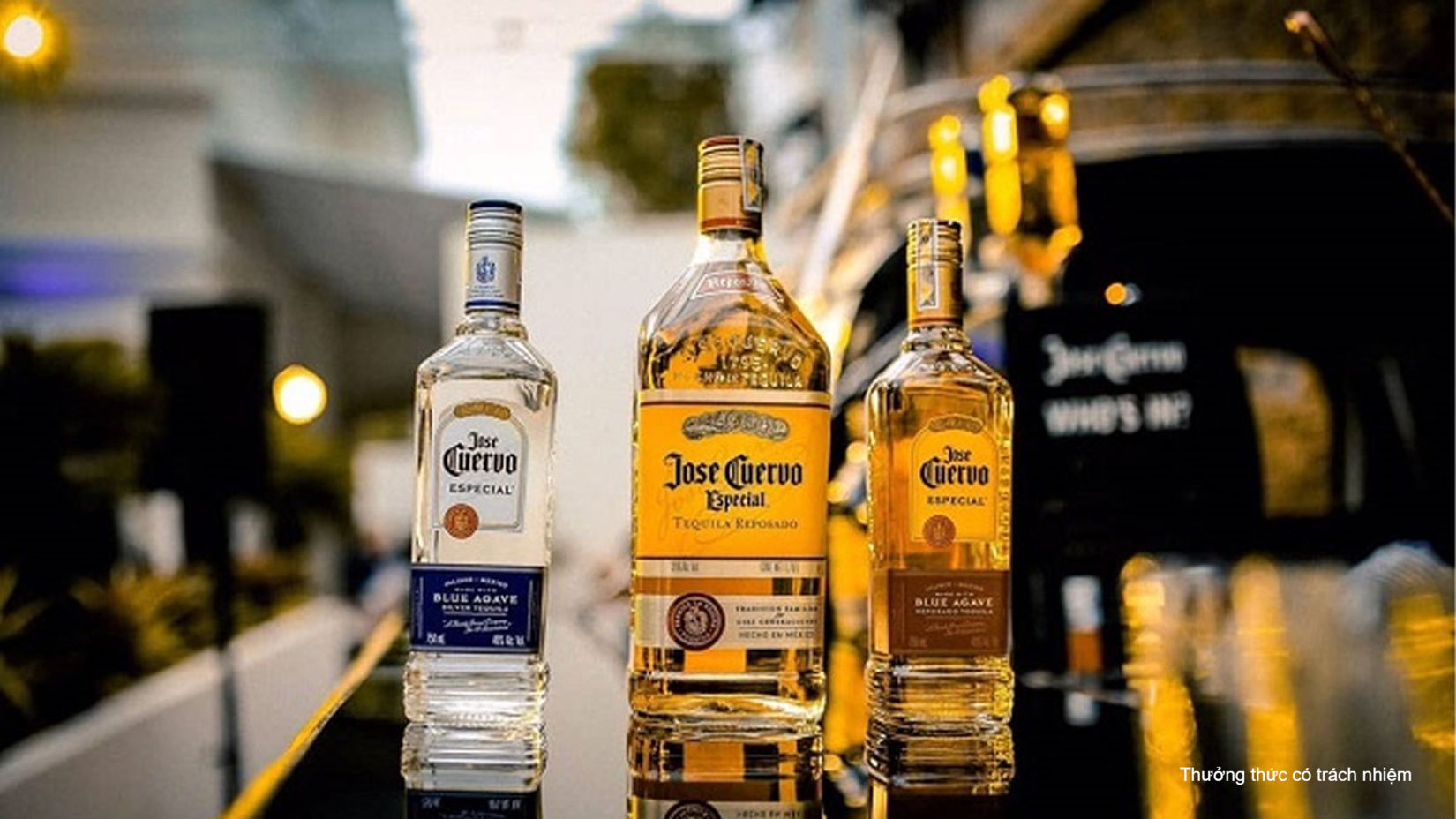 Một số dòng Tequila phổ biến.