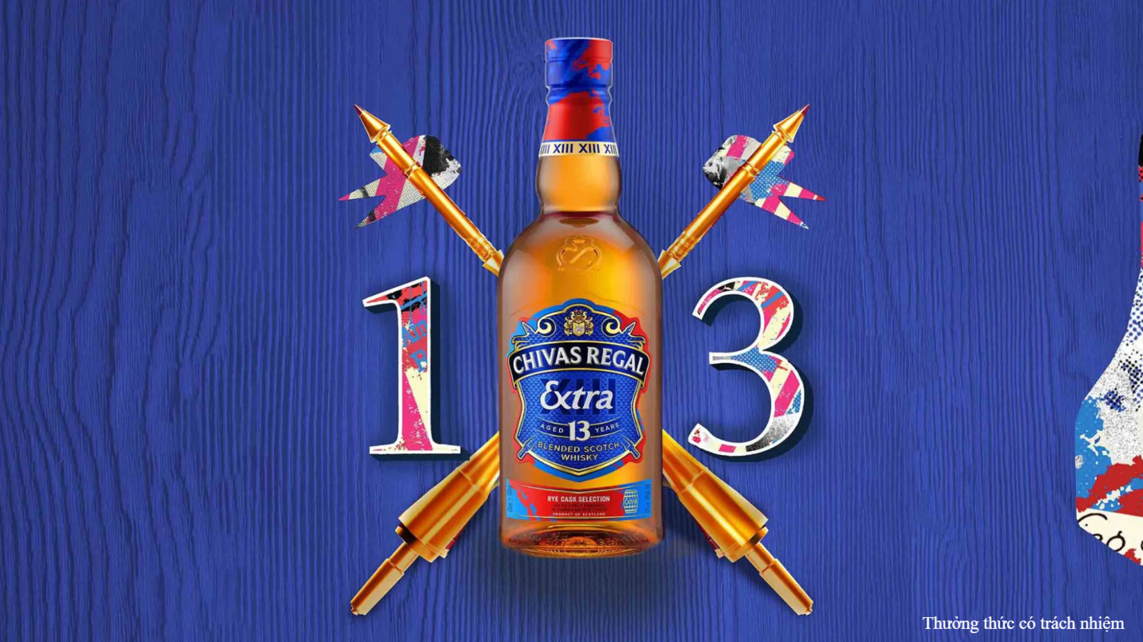 Chivas Extra 13 Rye có hương vị mạnh mẽ cùng vị ngọt ngào của trái cây tươi.