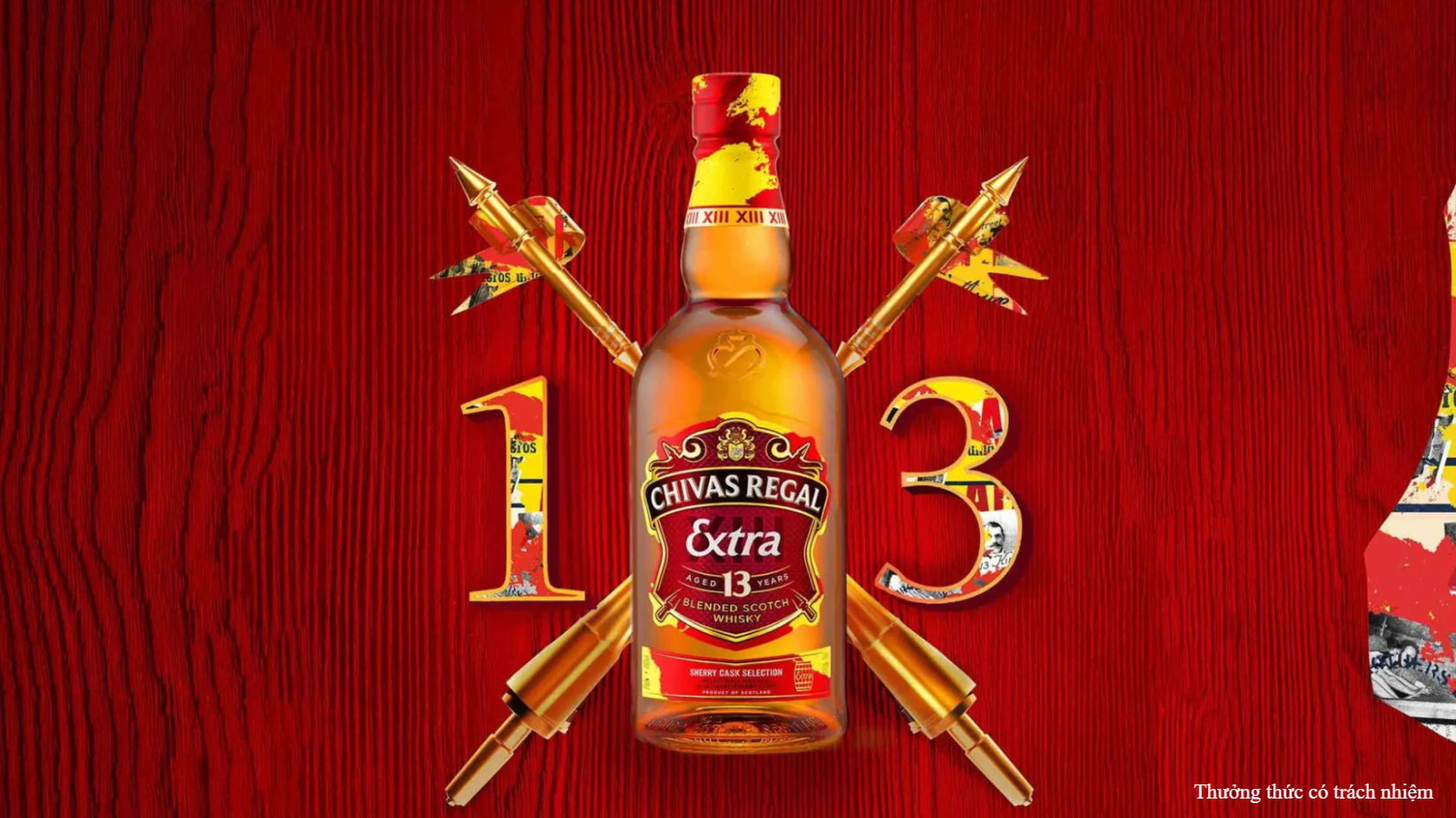 Chivas Extra 13 Sherry có hương vị đậm đà và ngọt ngào mới lạ.