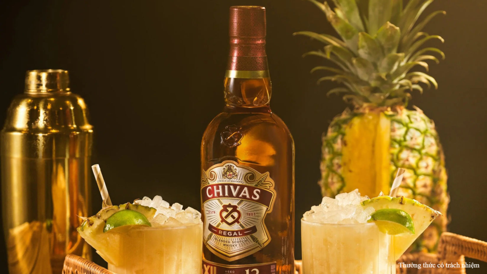 Chivas 12 thấm đẫm hương vị hảo hạng của Whisky vùng Speyside, Scotland.