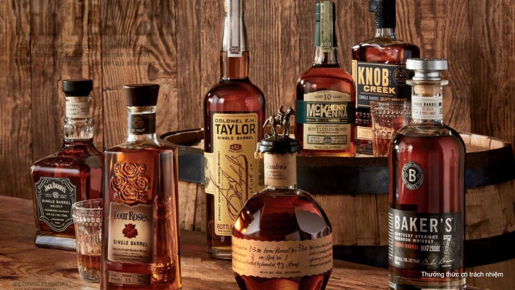 Single Barrel Bourbon có hương vị đặc trưng của mỗi thùng ủ.