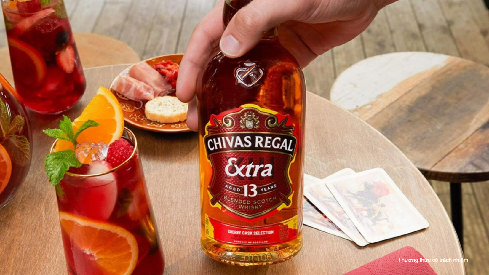 Bộ sưu tập Chivas Extra 13 - Quy trình ngâm ủ đặc biệt cùng hương vị độc đáo