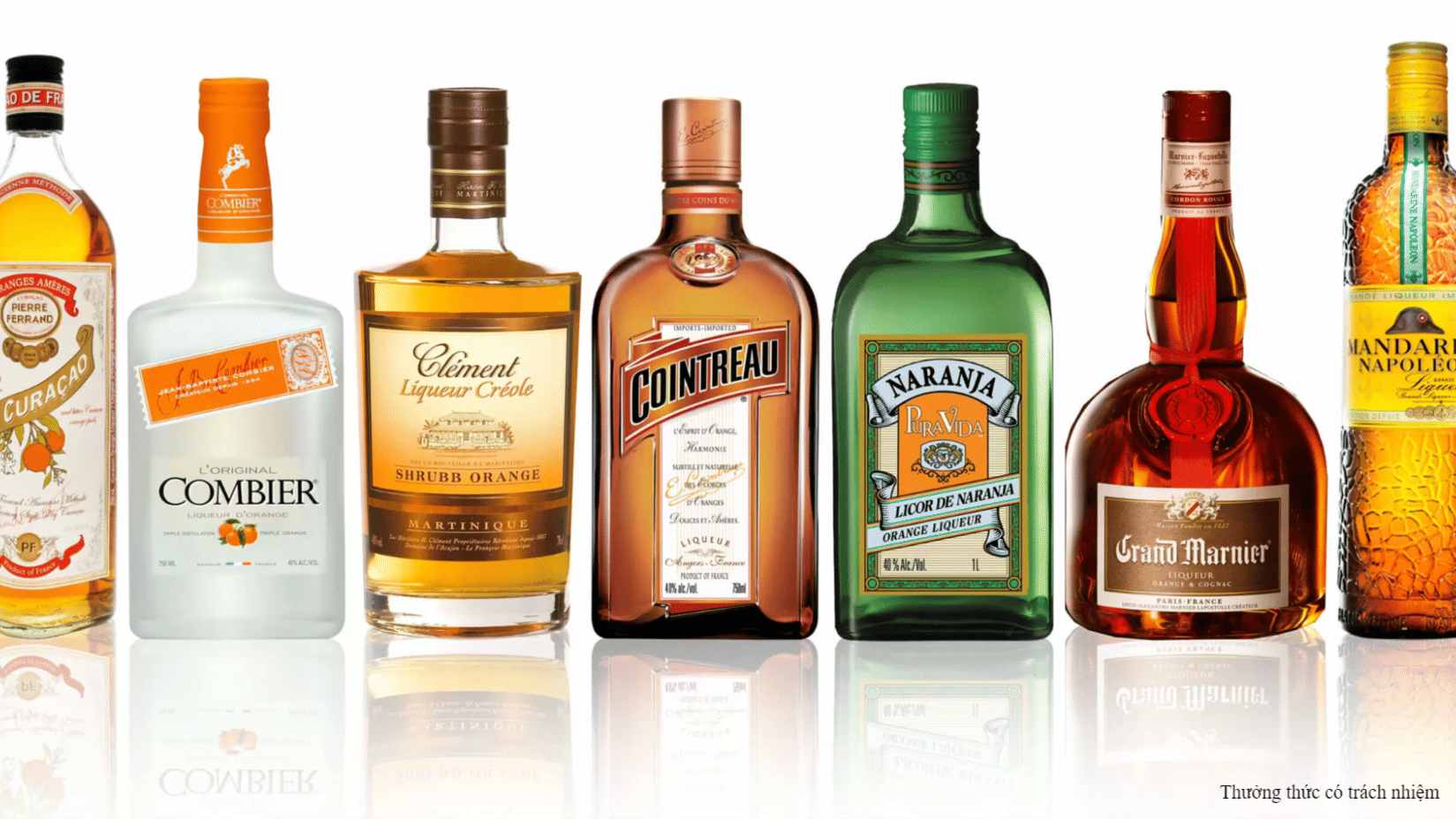 Rượu mùi Liqueur là thức uống quen thuộc được sử dụng trong rất nhiều công thức Cocktail kinh điển độc đáo.