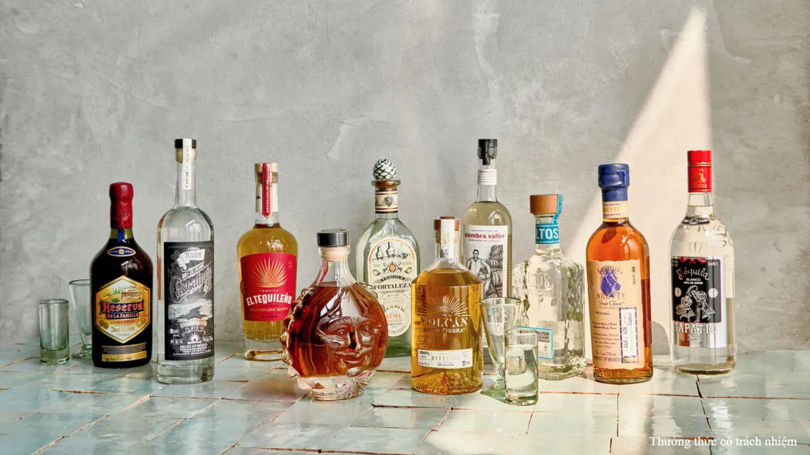 Rượu Tequila được coi là biểu tượng của văn hoá rượu mạnh Mexico.